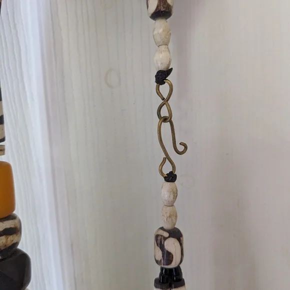 African beaded zebra necklace - Picture 5 of 5